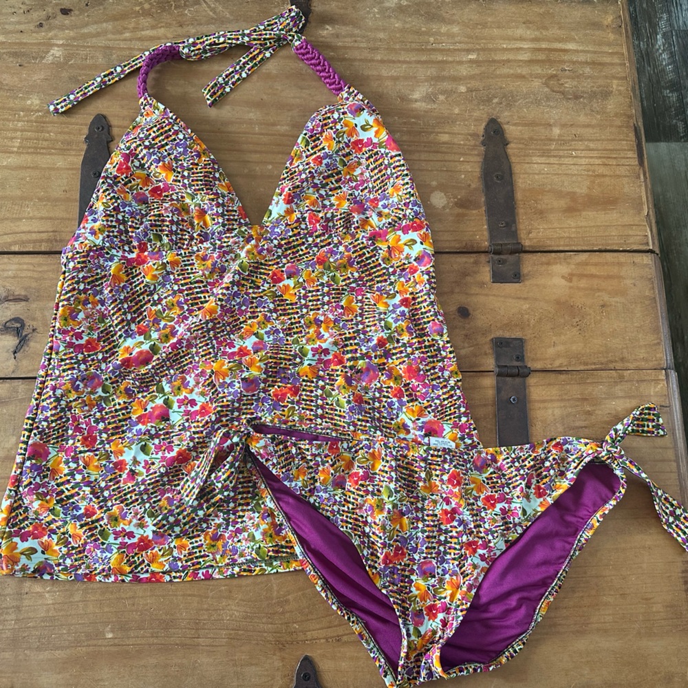 Mossimo Supply Co. Multicolor Floral Bikini